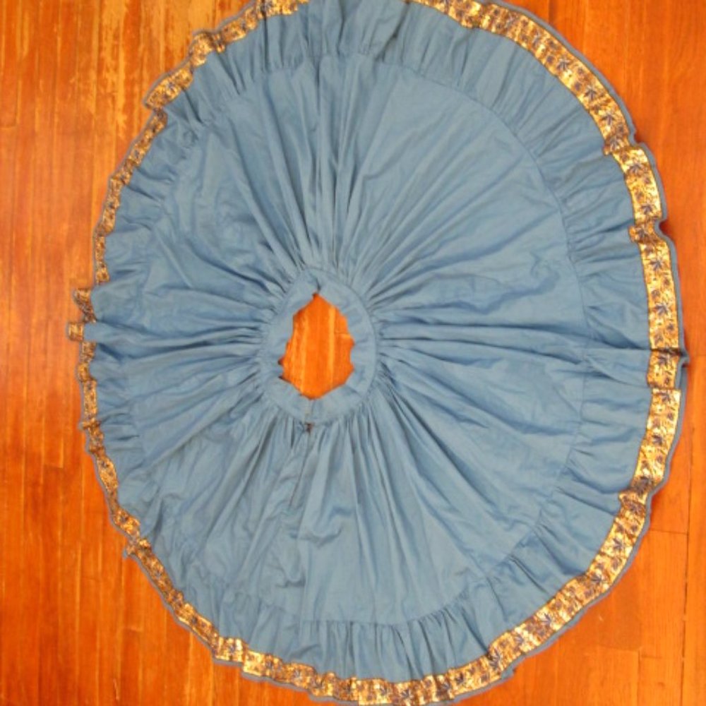 Full 360 degree circle vintage cotton 60/70s skirt June Cleaver